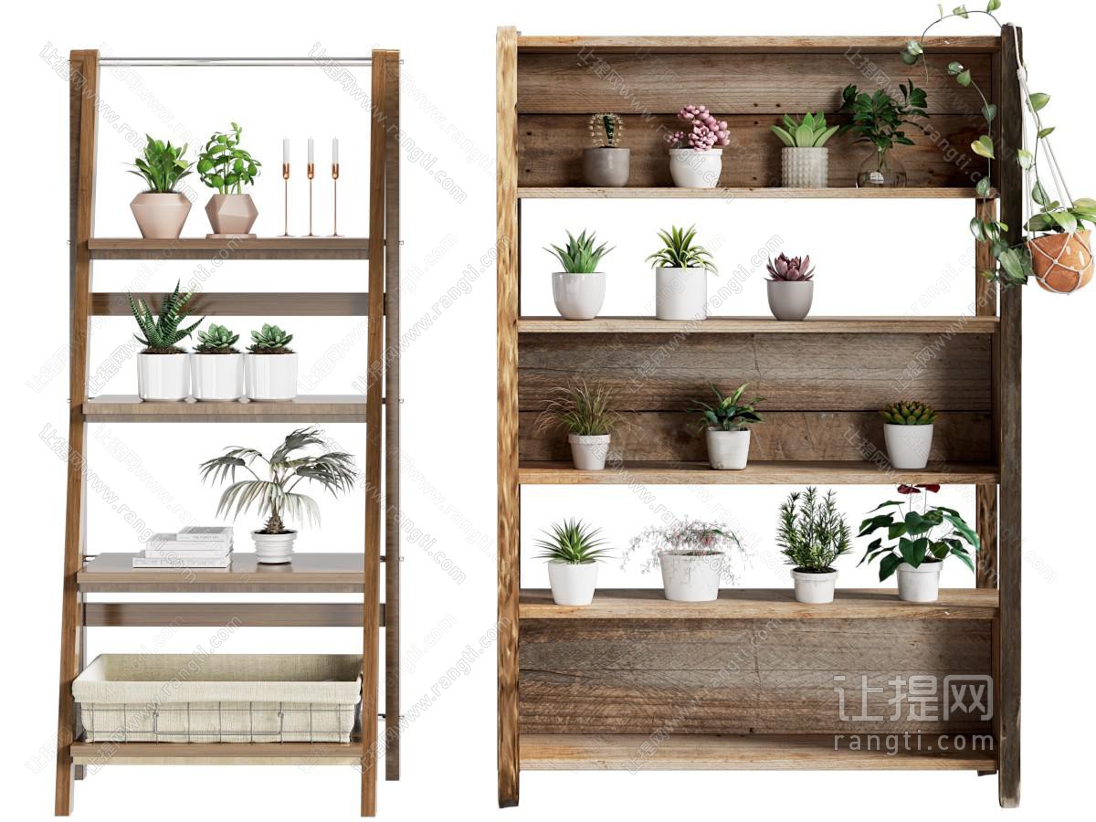 盆栽 现代绿植架