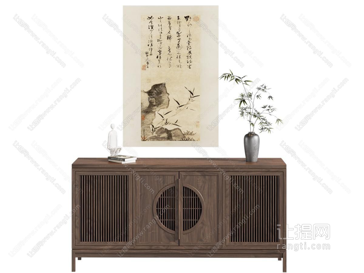 新中式玄关柜