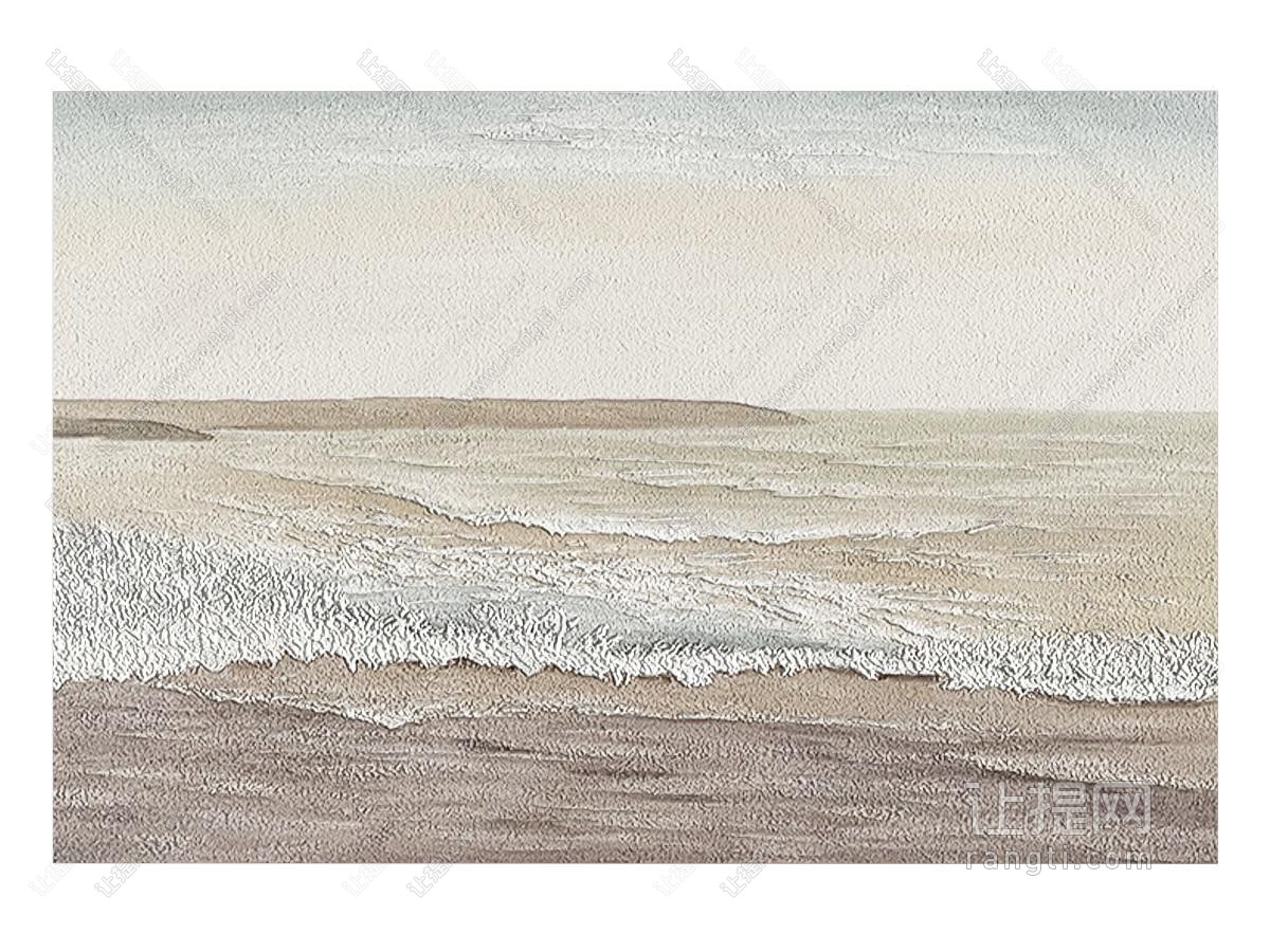 现代挂画 油画 抽象画 无框画