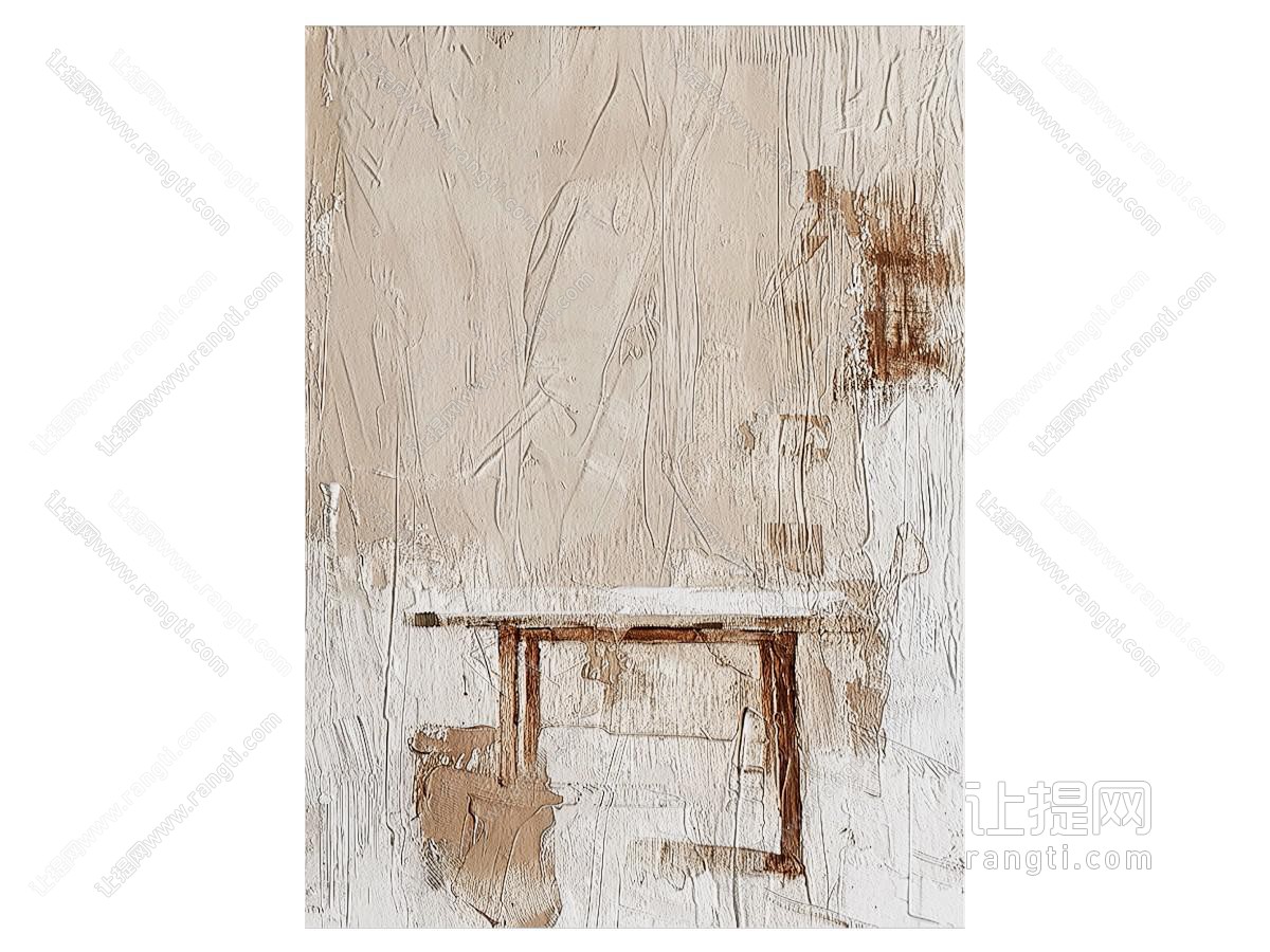 侘寂中古装饰画 挂画 装饰画