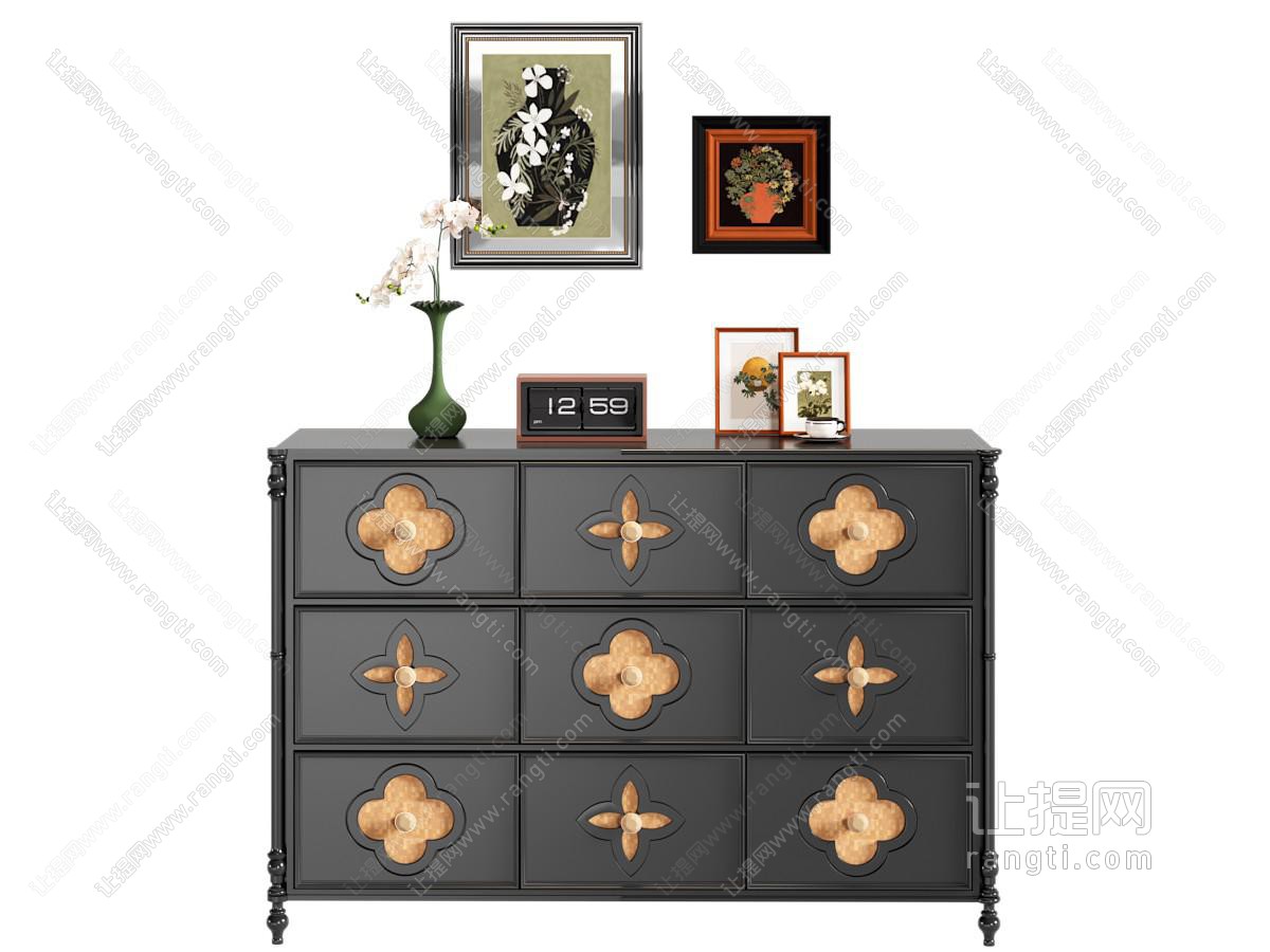 中古法式玄关柜