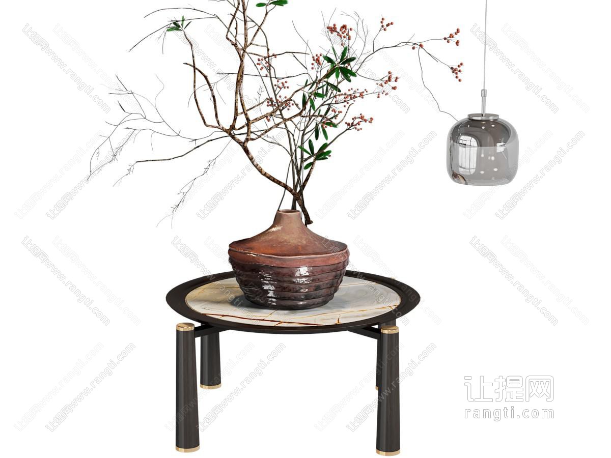 现代中古花瓶