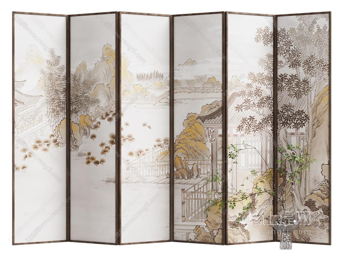 新中式屏风