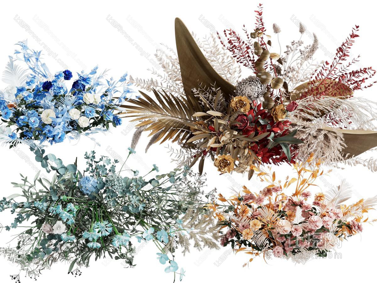 蓝色花 金色花交付