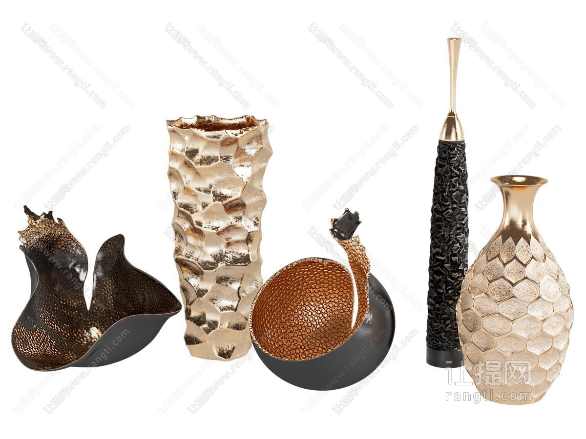 现代摆件组合 装饰品