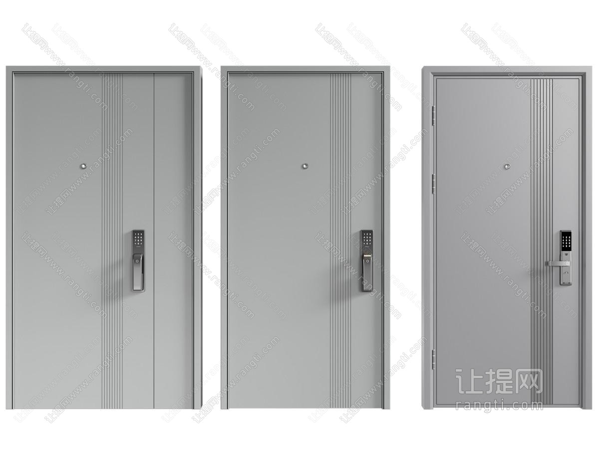 现代入户门 防盗门 大门