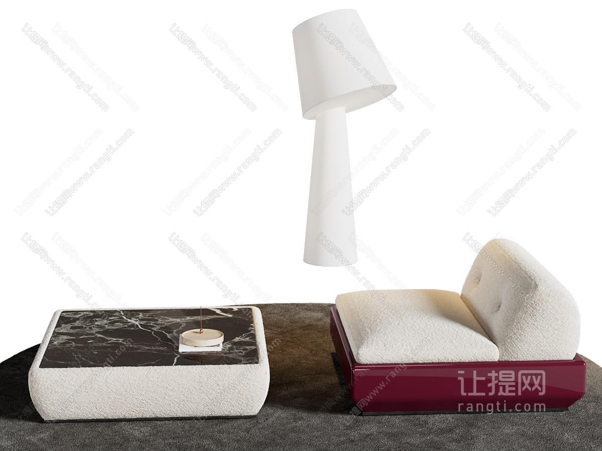 中古美式单人沙发