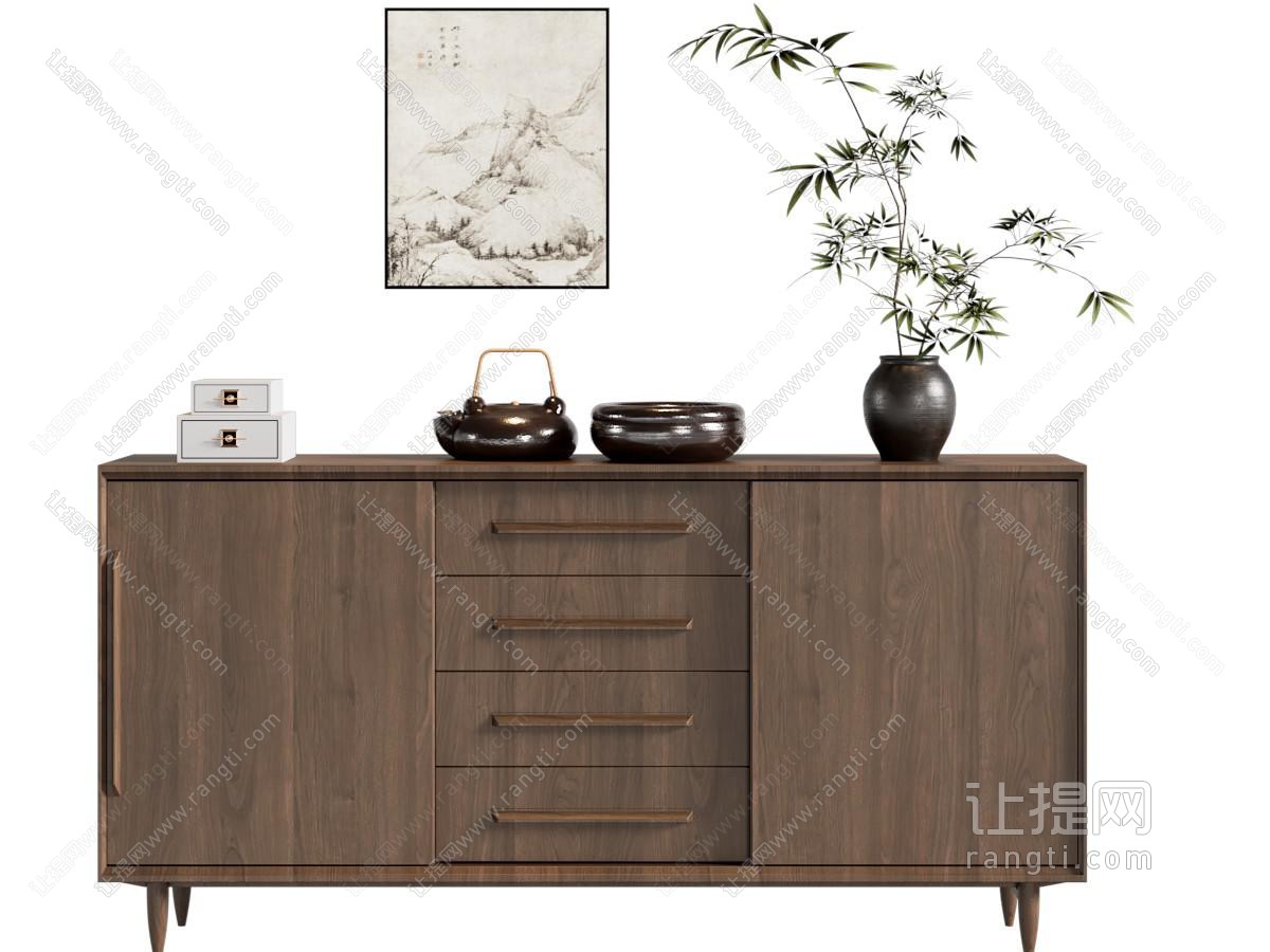 新中式玄关柜