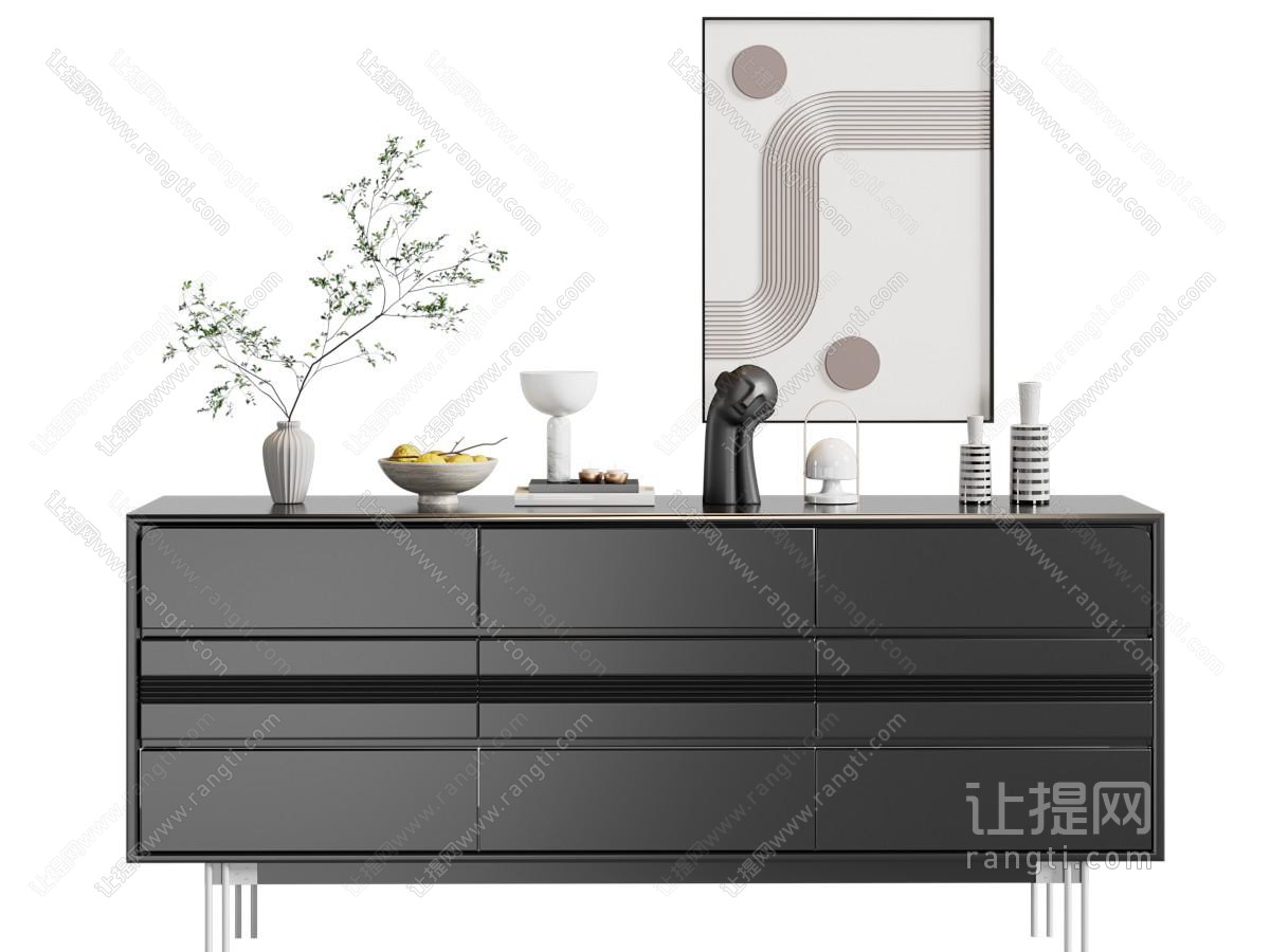 现代玄关柜
