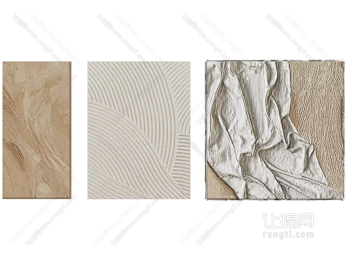立体画 肌理画 装饰画