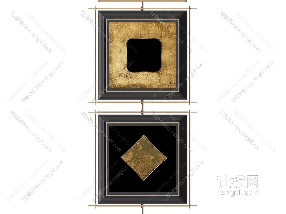 现代中古风装饰画