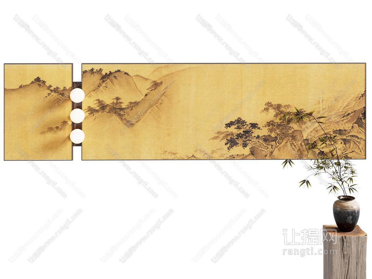 新中式山水画