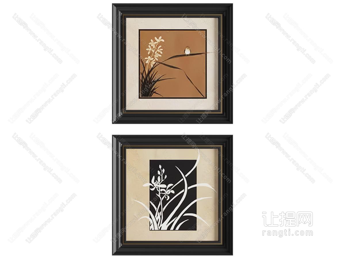 法式中古挂画