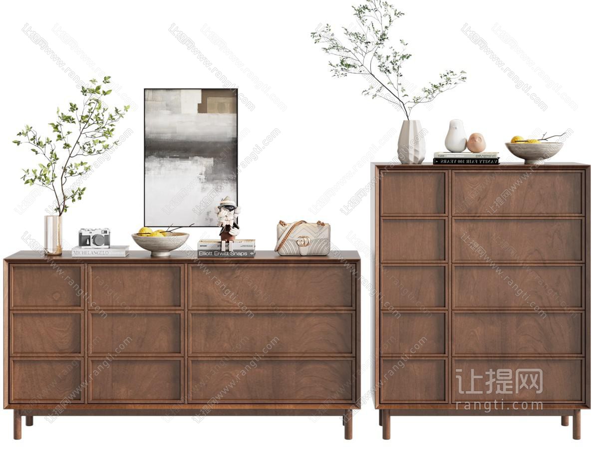 中古风玄关柜 斗柜