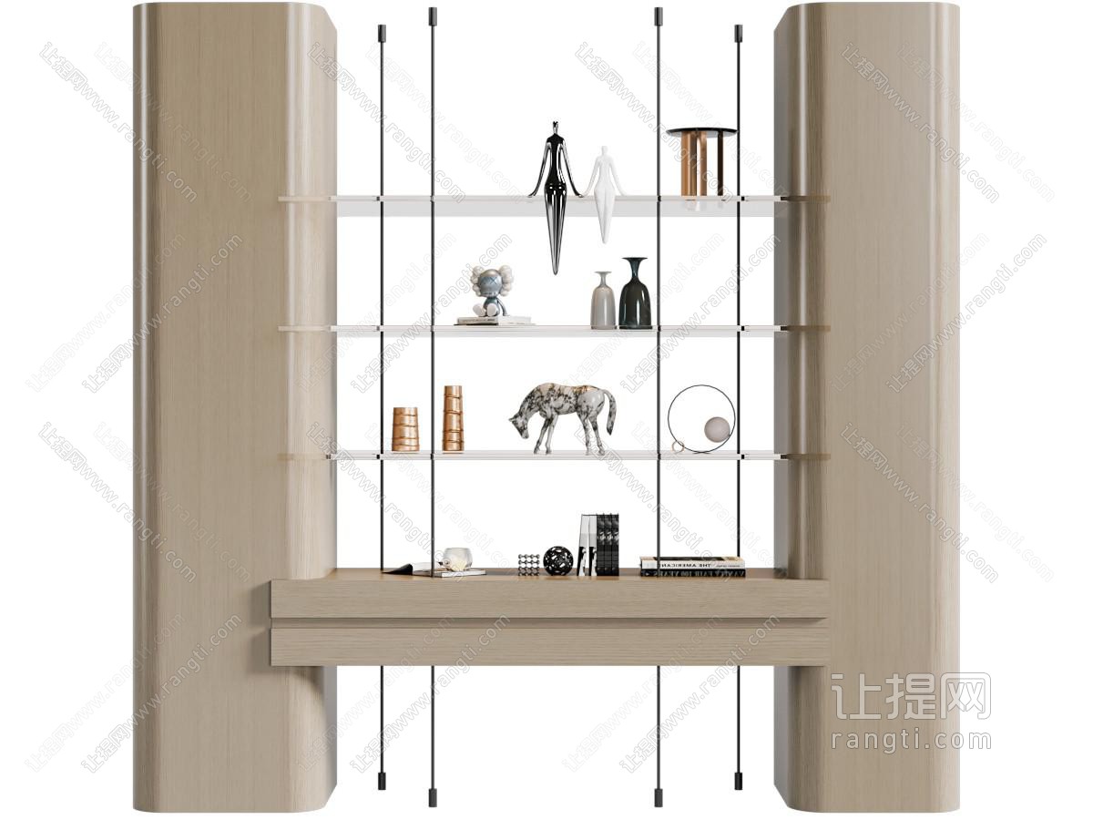 现代书柜 展示柜 书架