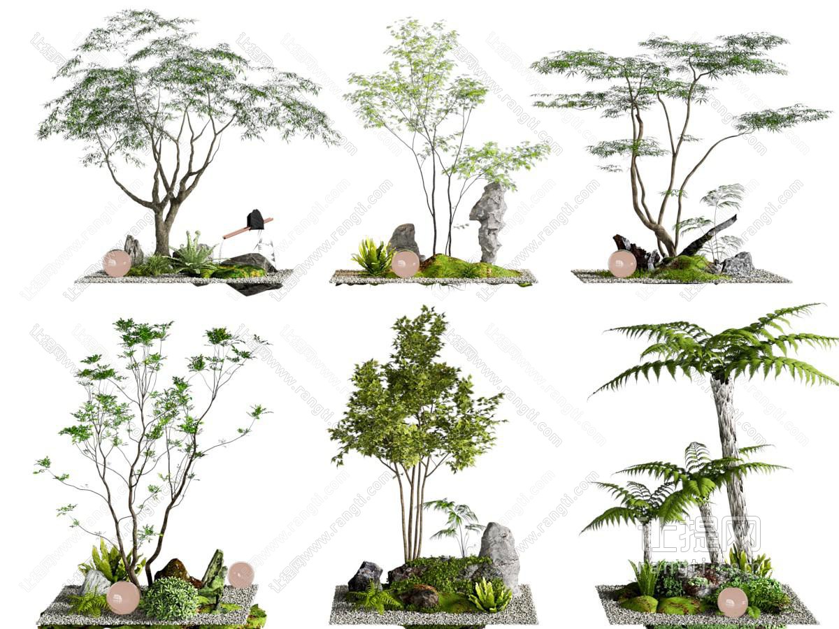 现代庭院小品 园林小品