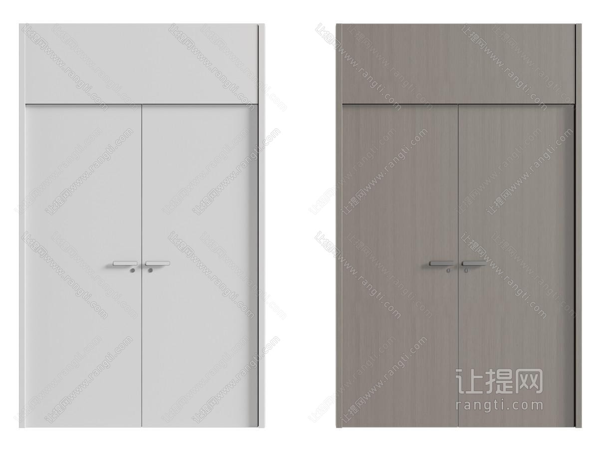 现代双开门