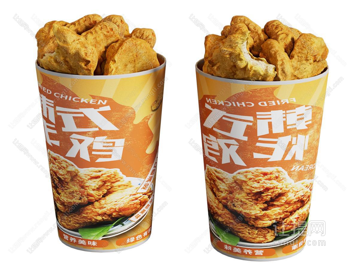 现代食物 炸鸡块