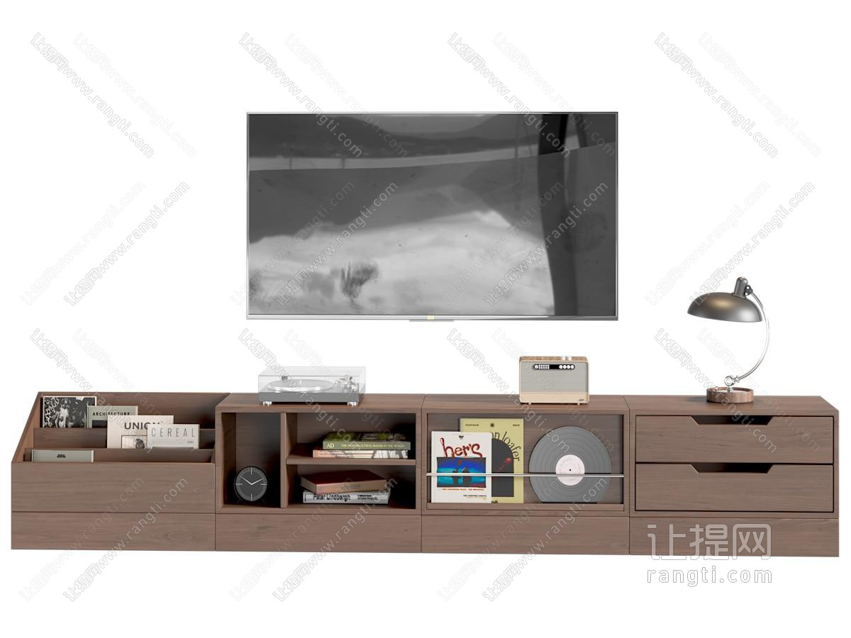 法式中古电视柜