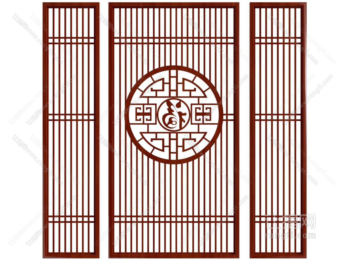 花格福字隔断