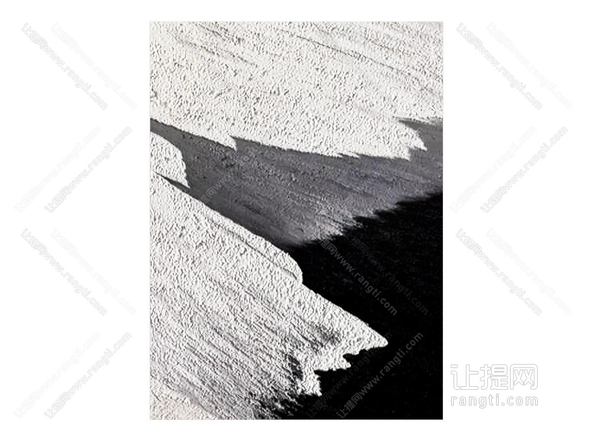 现代抽象肌理装饰画