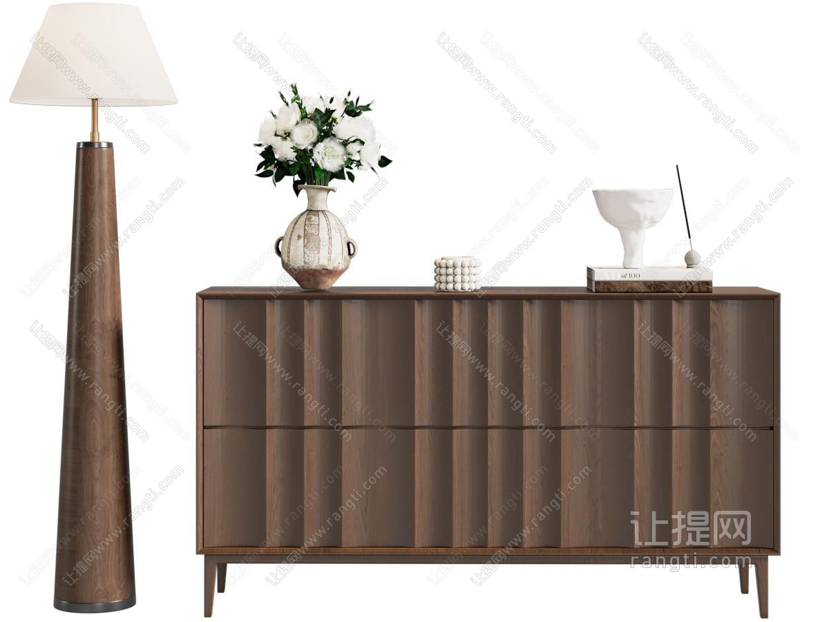法式中古玄关柜