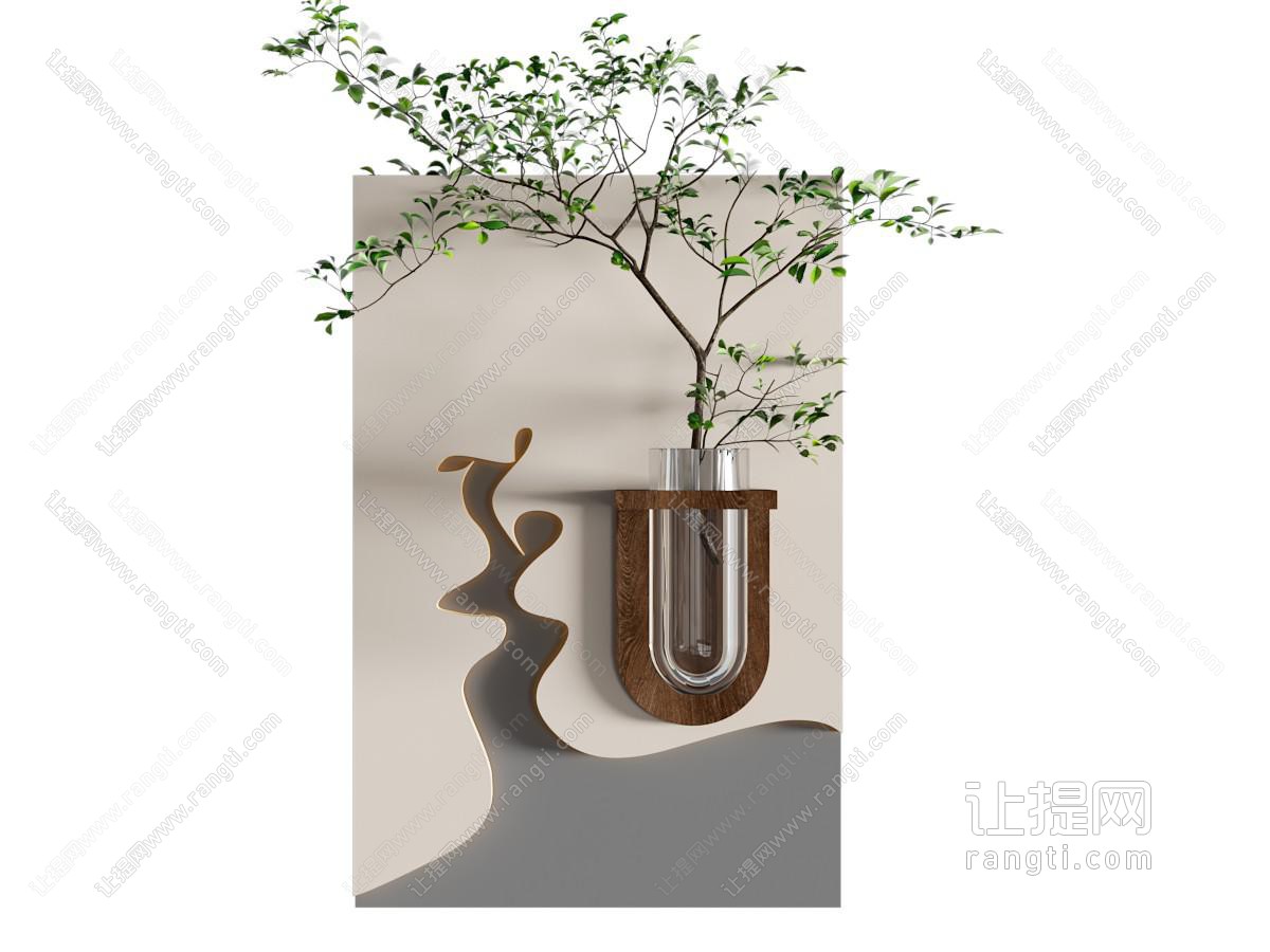 现代奶油挂件 侘寂挂件 立体装饰画