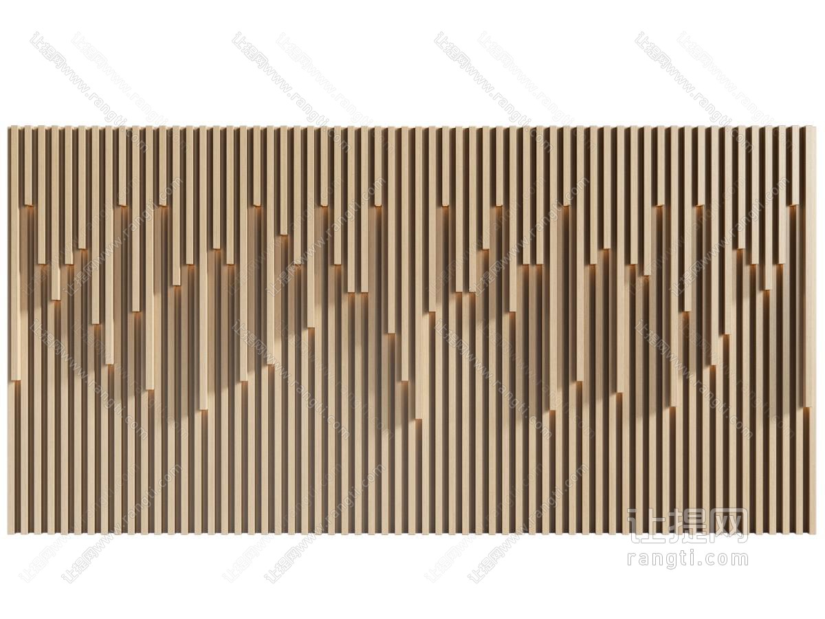 现代新中式沙发背景墙
