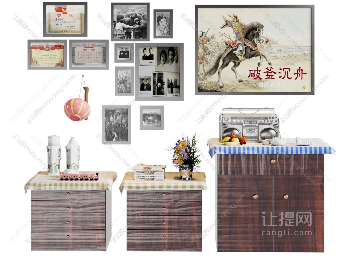 现代复古摆件组合