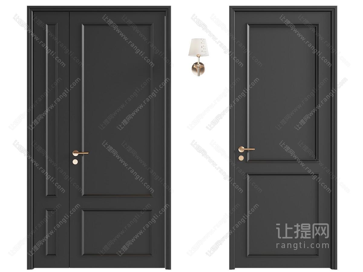 法式单开门