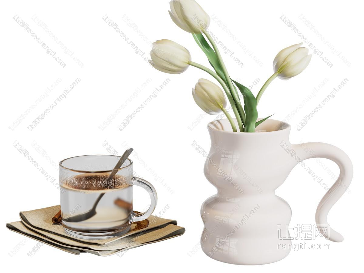 餐具 茶具杯子 花瓶花卉