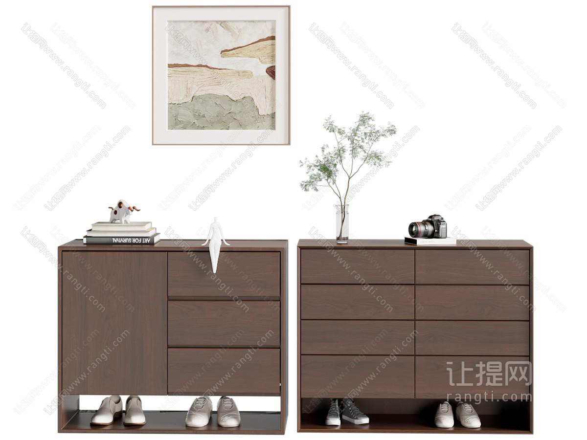 中古风玄关柜