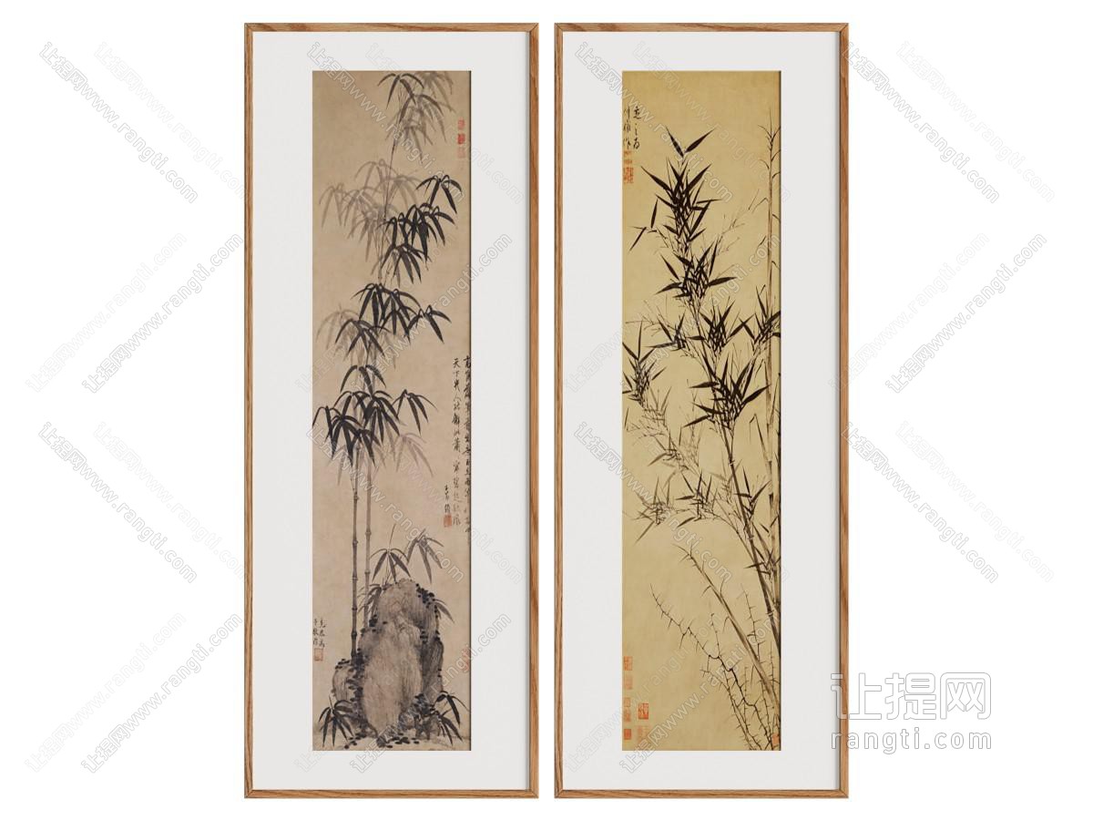新中式装饰画 水墨