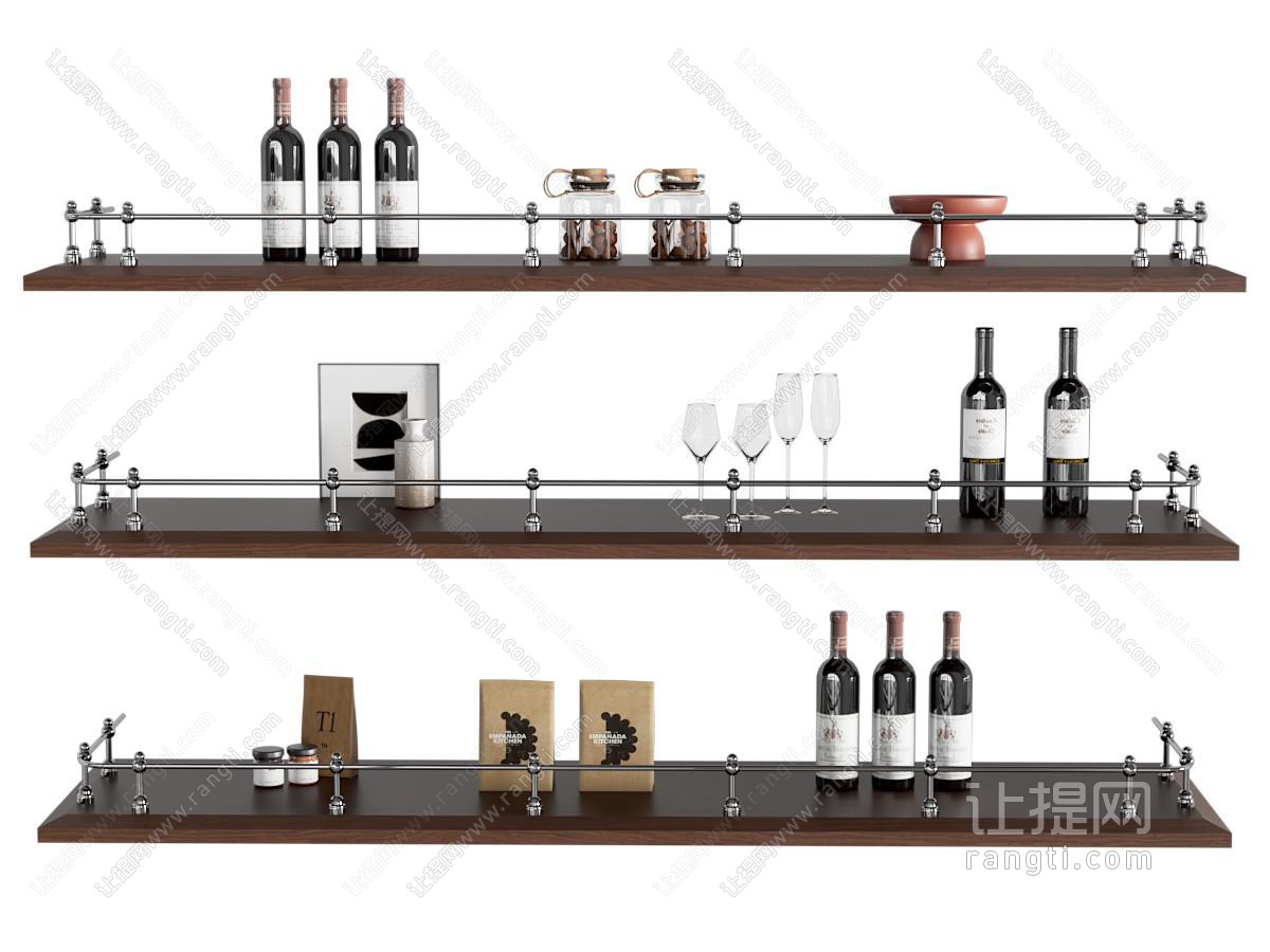 法式复古酒架