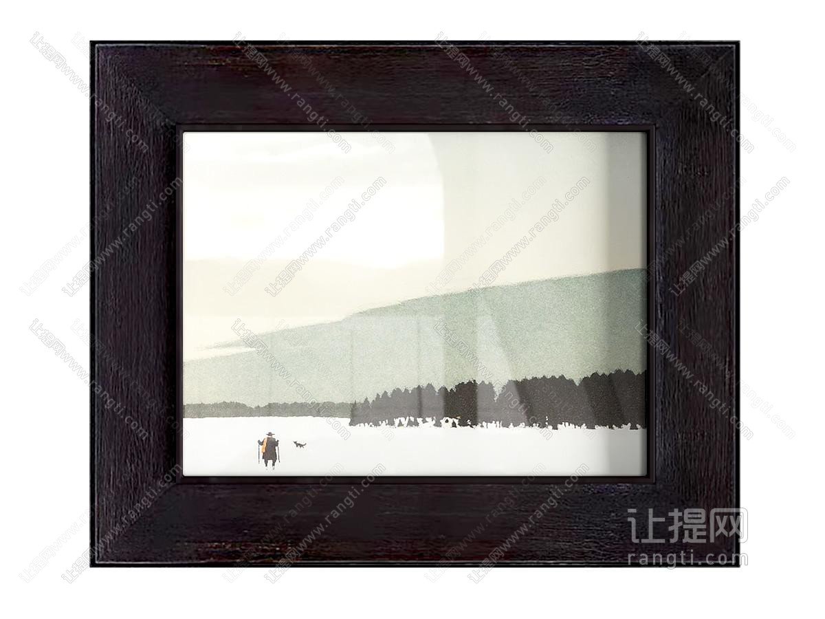 法式中古挂画