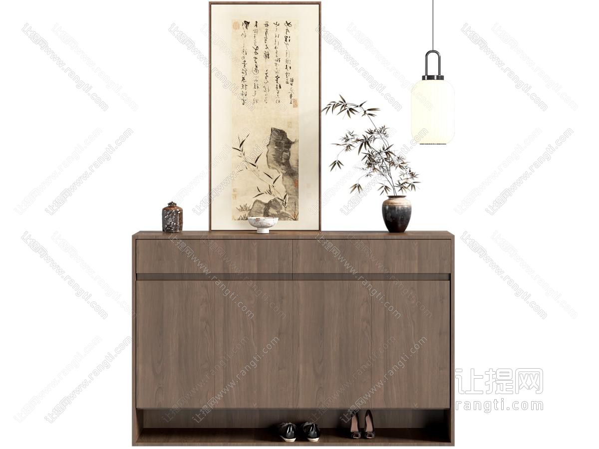 新中式鞋柜