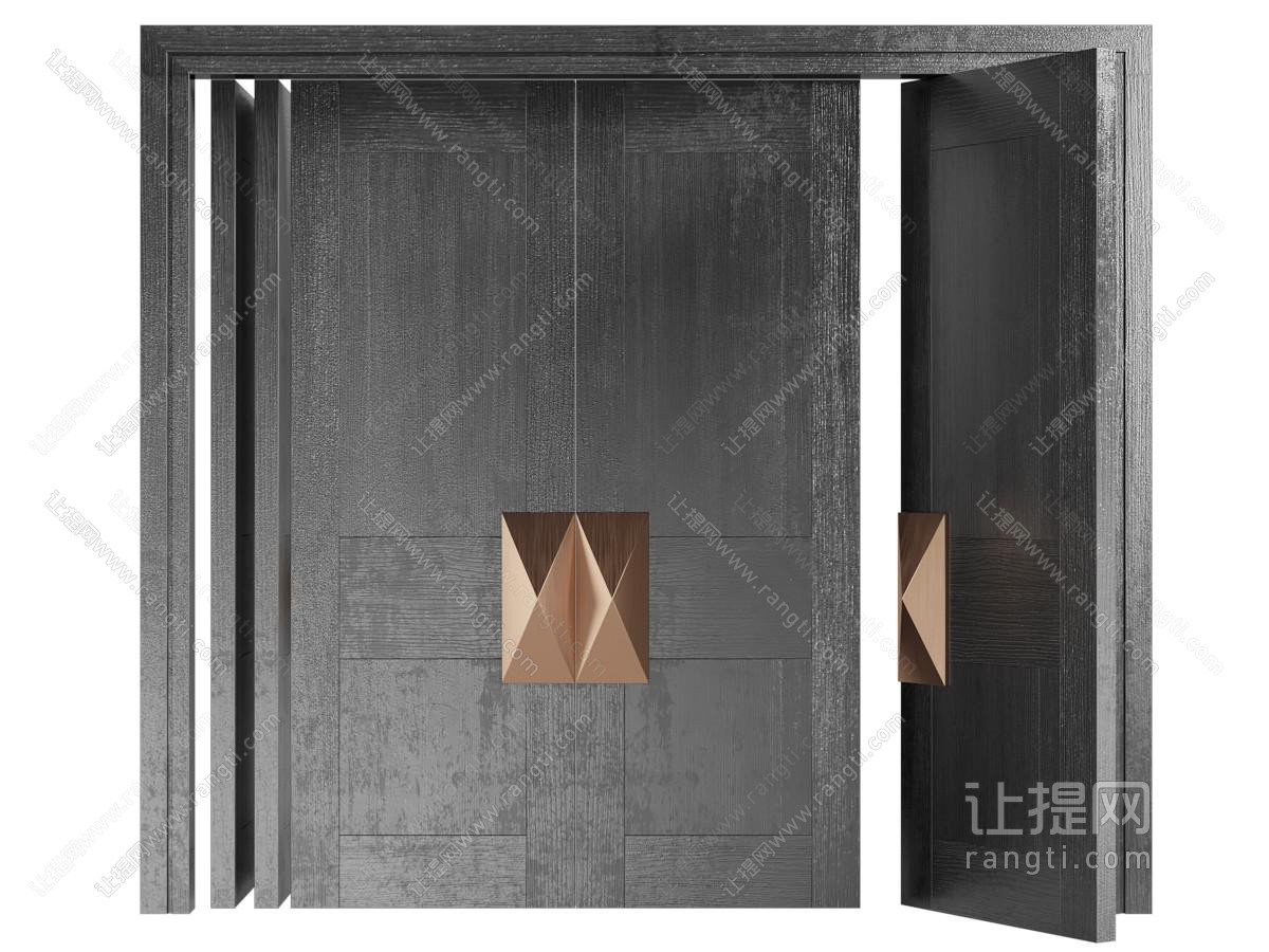 现代中古双开门