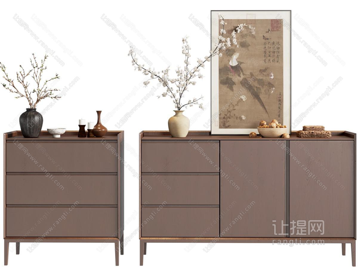 新中式餐边柜