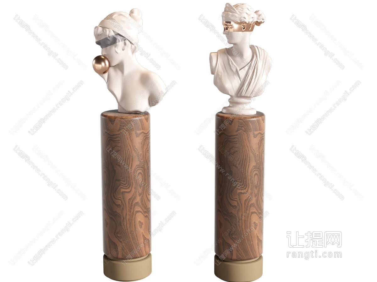 中古现代雕塑摆件