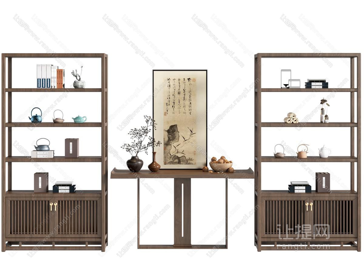 新中式博古架