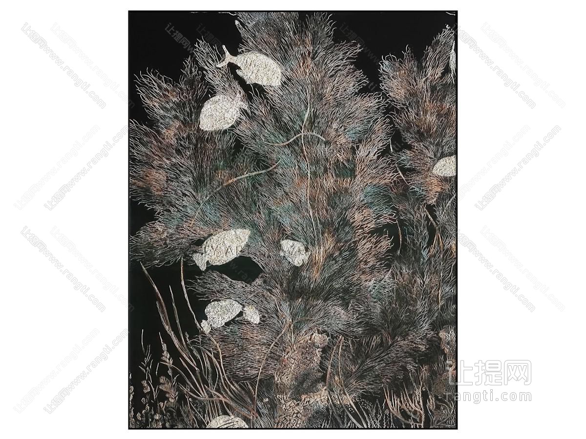 新中式中古挂画
