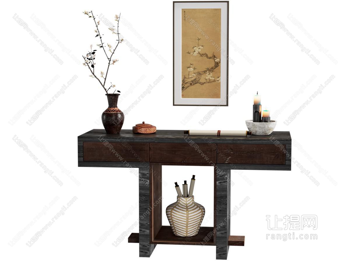 侘寂中古花瓶