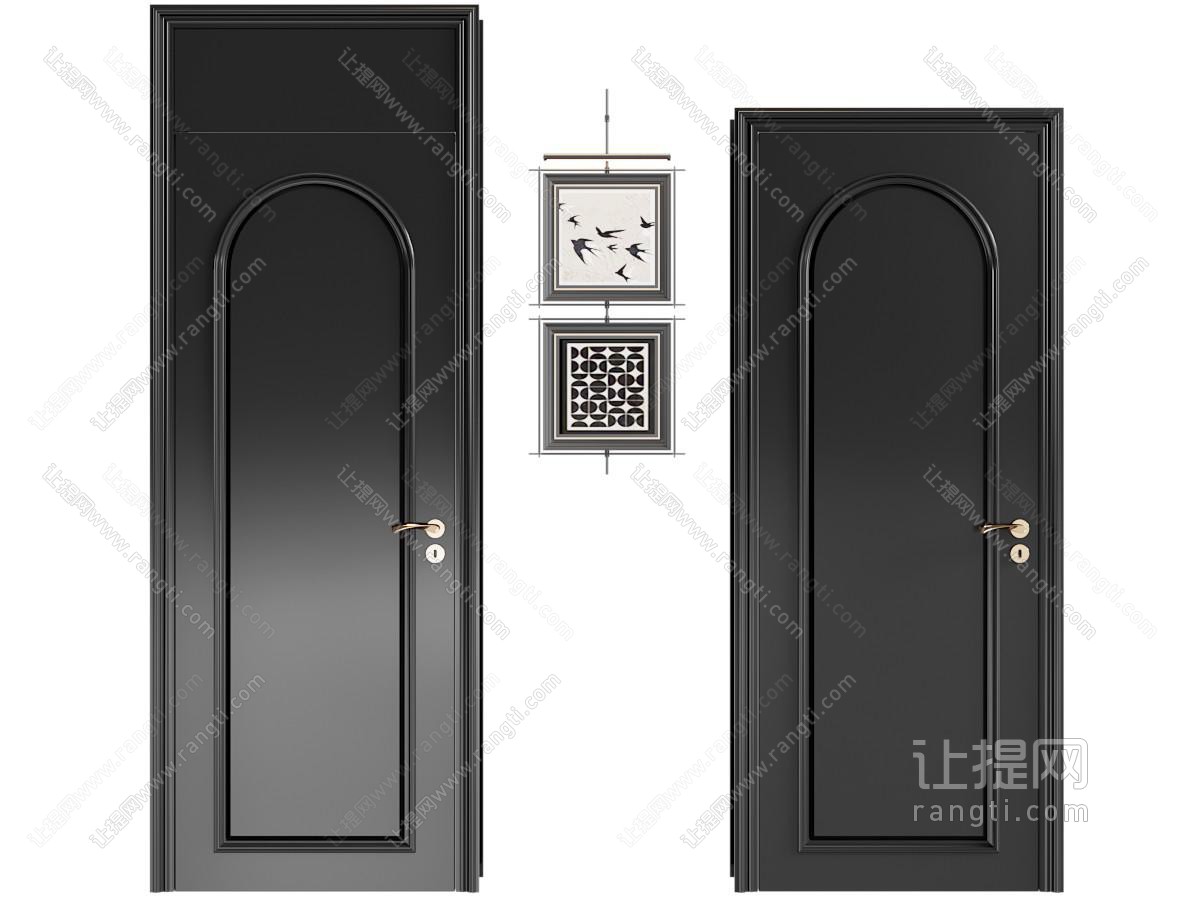 法式中古风平开门