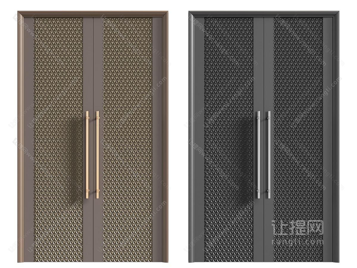 现代轻奢双开门
