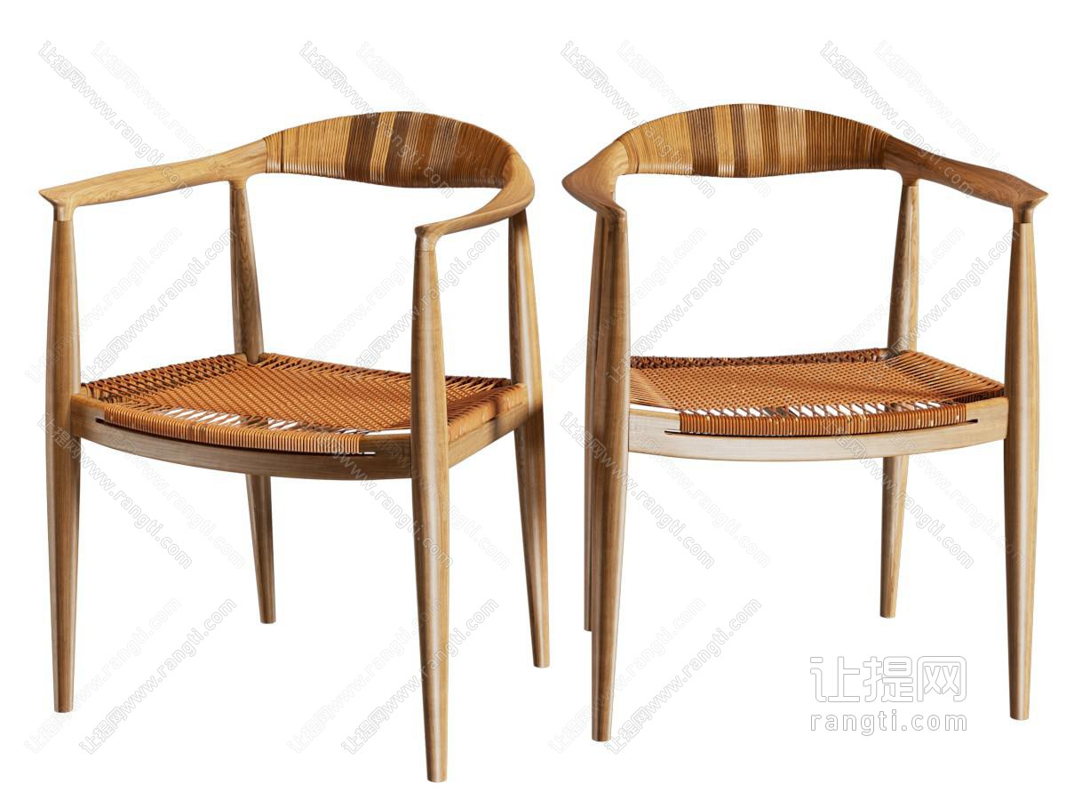 中古侘寂休闲椅