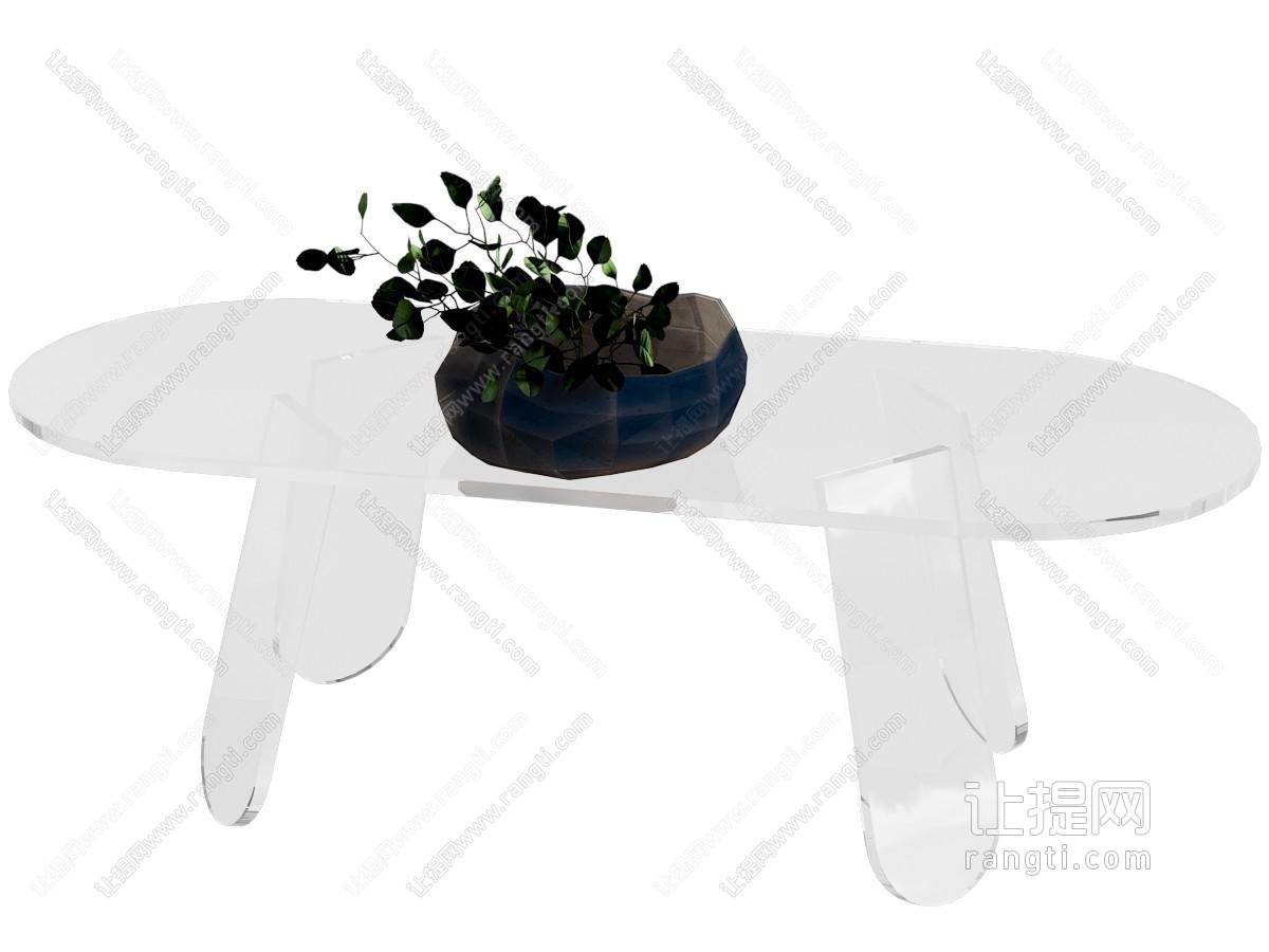 现代亚克力茶几