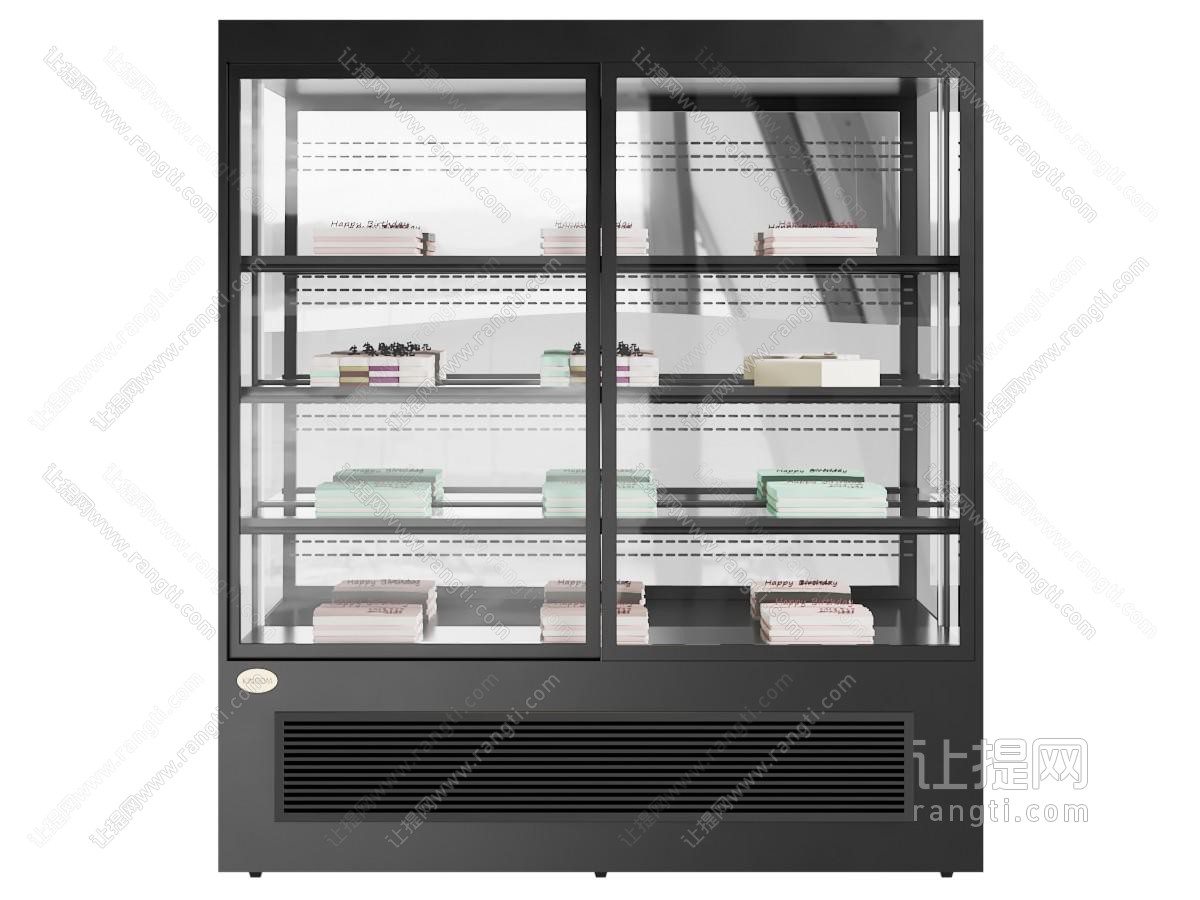 现代甜品面包店 蛋糕冷柜 面包柜 三明治冷柜 蛋糕陈列