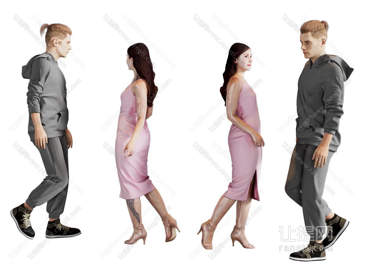 多人 男人女人 时尚人物 男女人物 外国人 年轻人