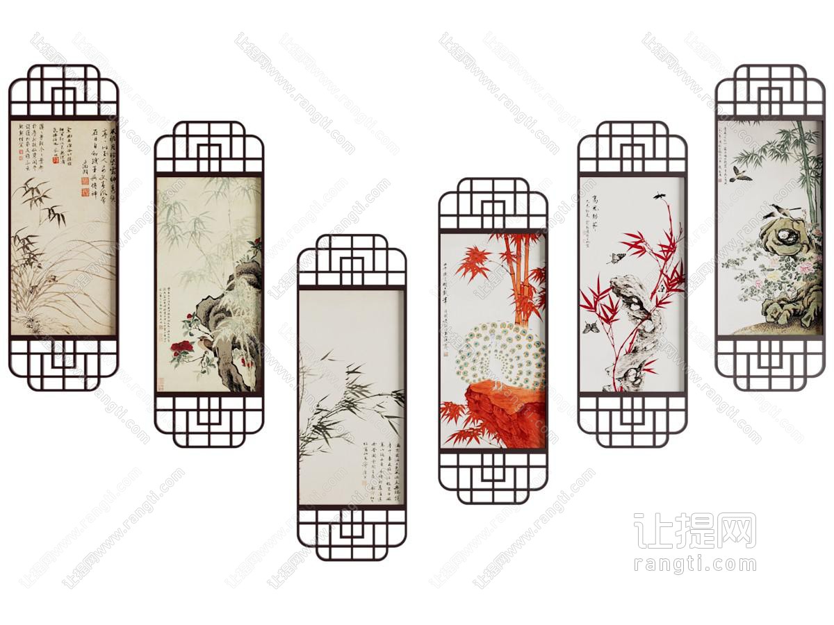 新中式中式挂画