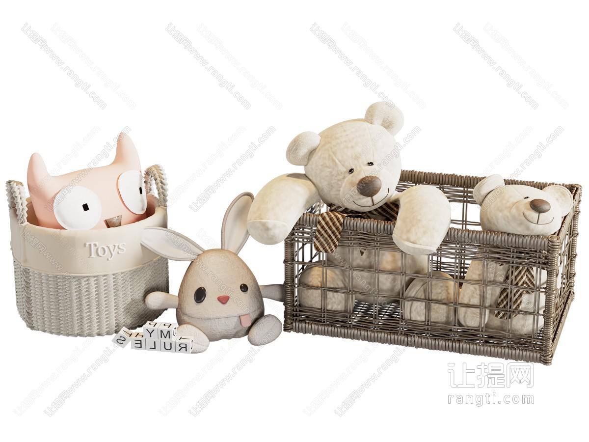 现代儿童毛绒玩具
